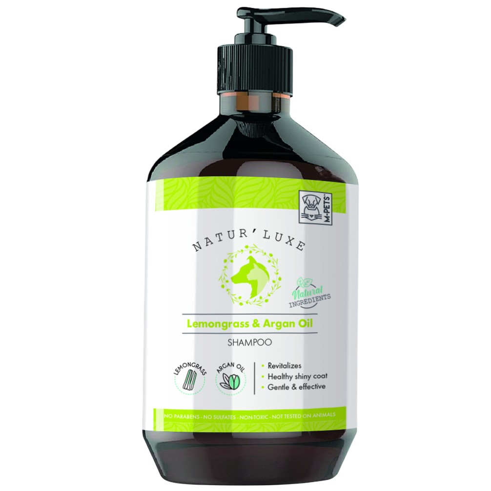 M–Pets NATUR’LUXE Lemongrass & Argan Oil Shampoo – 500ml