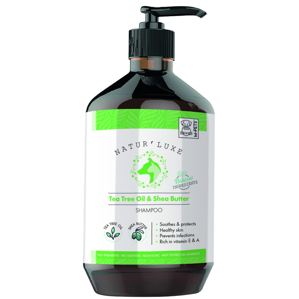 M–Pets NATUR’LUXE Tea Tree Oil & Shea Butter Shampoo – 500ml