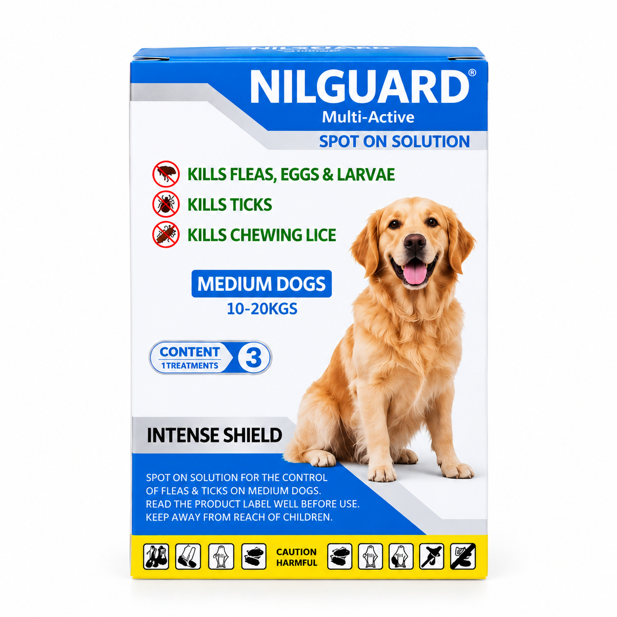Nilguard Multi-Active Spot-On Solution -Medium Dogs - 10-20KG