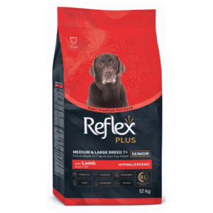 Reflex Plus Dog Dry Food – Medium & Large Breed Senior Hypoallergenic 12kg