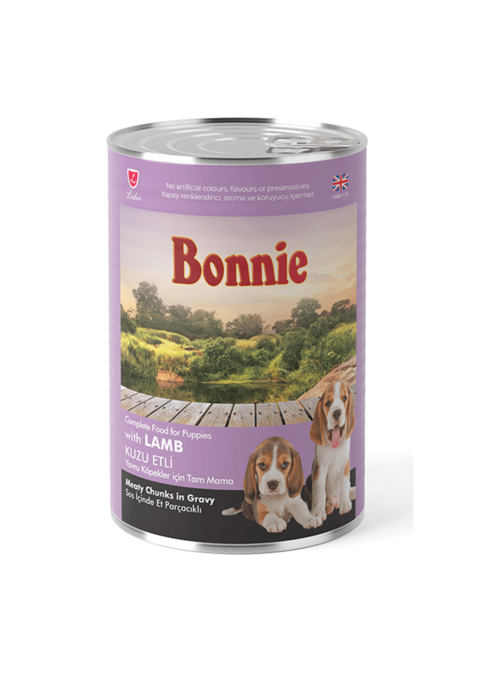 Bonnie Canned Puppy Food Lamb In Gravy 400g
